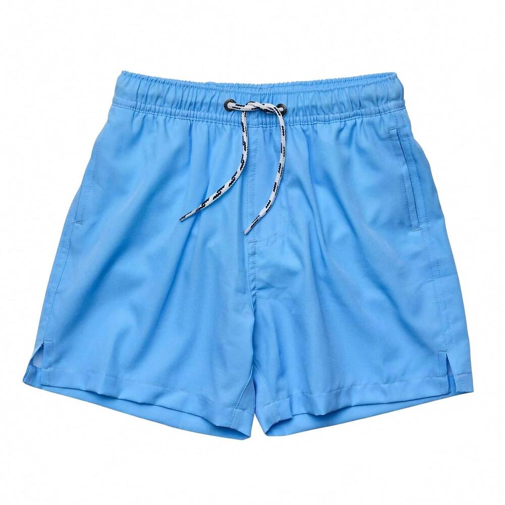 NEW SNAPPER ROCK boys volley board shorts in sky blue